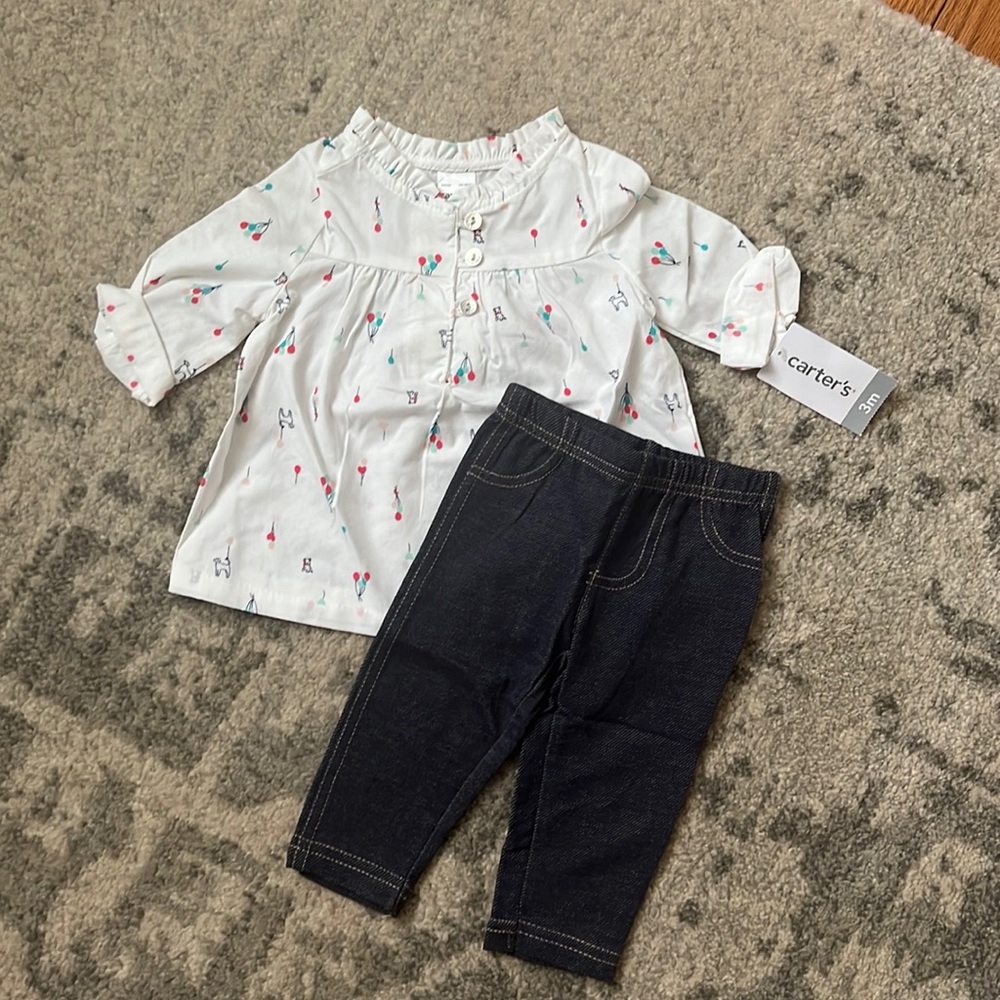 Carter’s Baby Girl Top & Pant Set